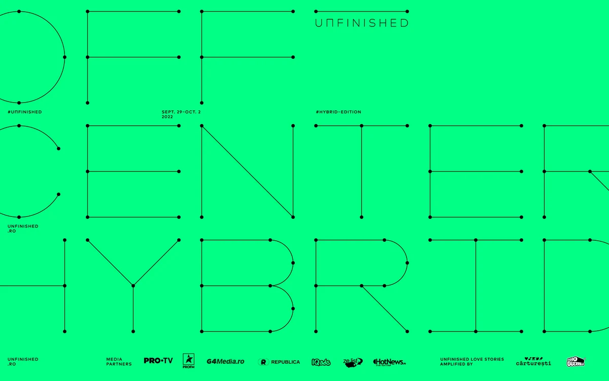 Festivalul multidisciplinar UNFINISHED are loc în perioada 29 septembrie - 2 octombrie