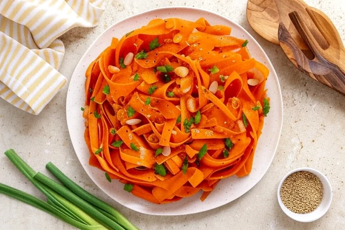 Salată de morcovi. 