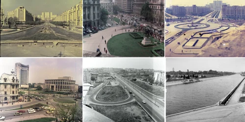 Bucureștiul în anii 80 Colaj Studiourile Buftea Facebook