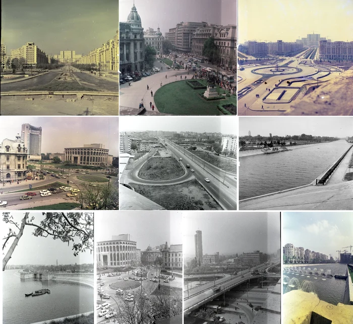 Bucureștiul în anii 80 Colaj Studiourile Buftea Facebook