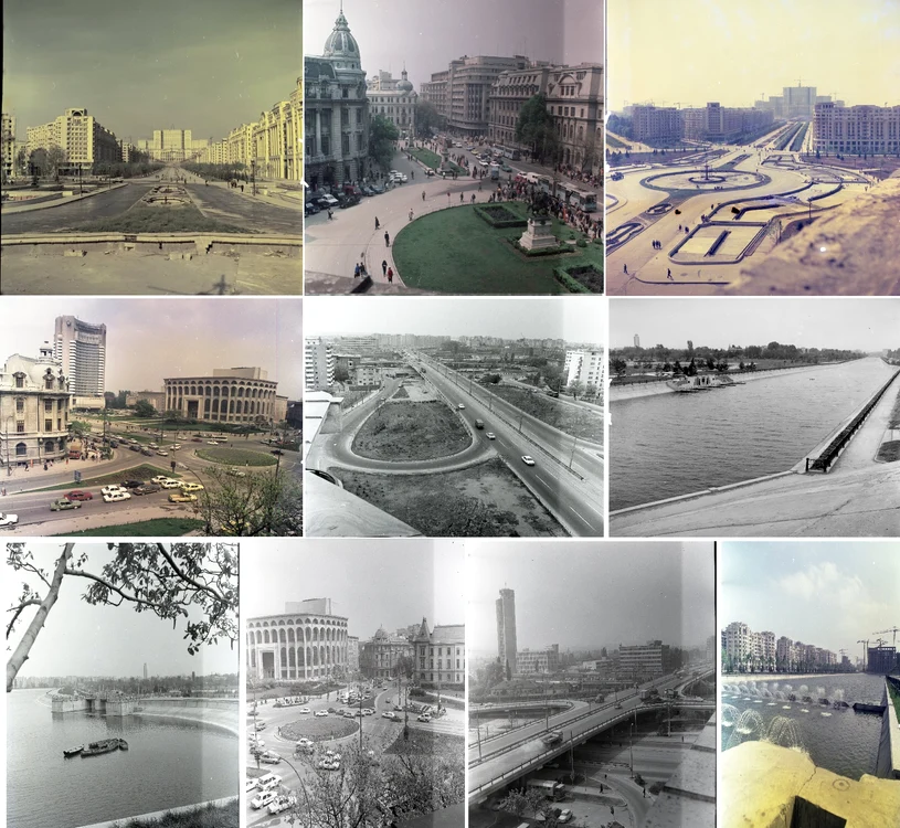 Imagini cu Bucureștiul în comunism Foto Studiourile Buftea Facebook