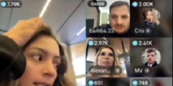 Scandal la UPU Constanța, cu live-uri pe TikTok și intervenția Poliției 5 spre 6 ianuarie. FOTO: captură TikTok/Focus Press