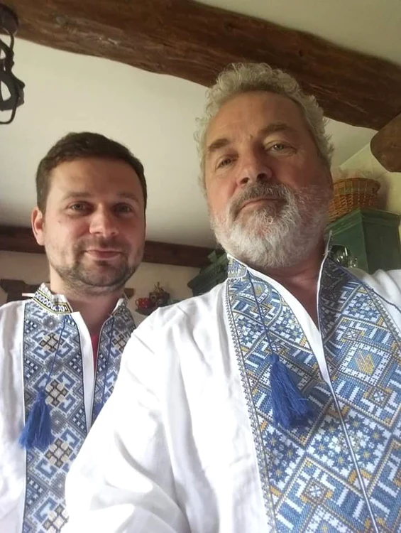 Teodor Corban și ginerele săufoto: arhiva personala