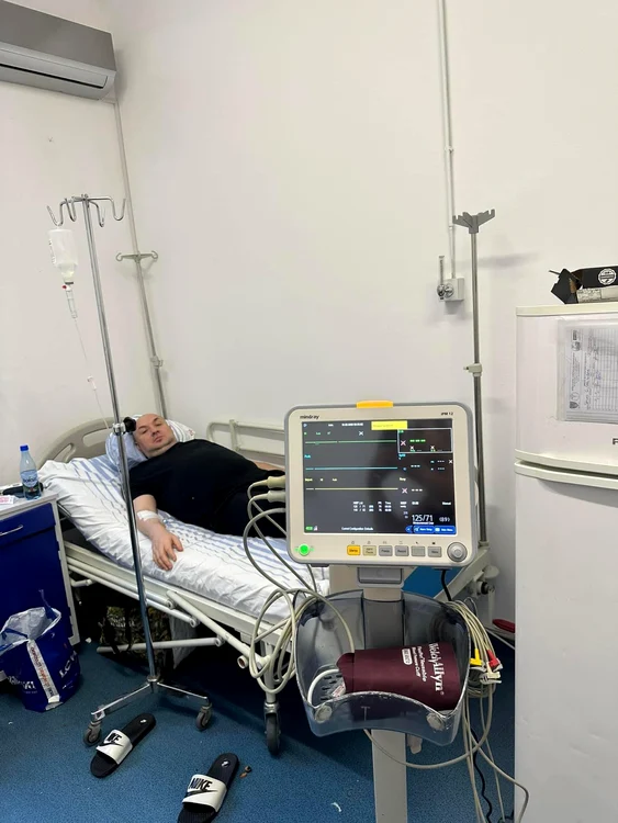 Leo de la Strehaia a ajuns la spital Foto: Facebook