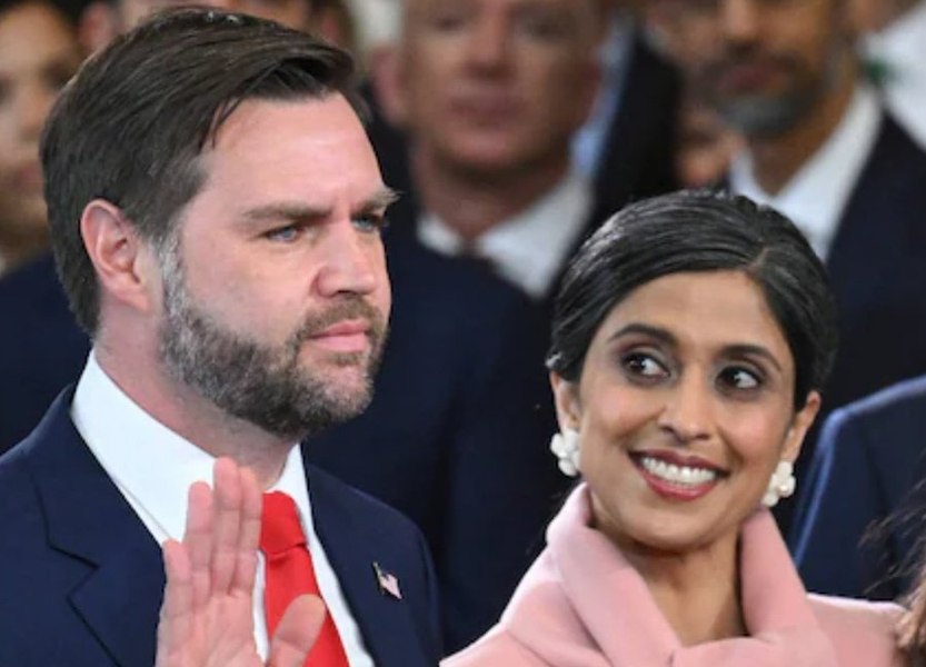 Govorice o težavah v zakonu JD Vancea, potem ko je bila njegova žena Usha opažena brez poročnega prstana