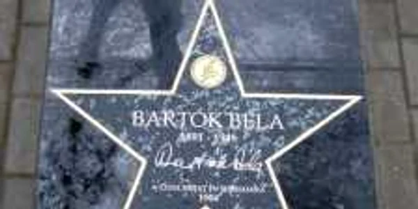 Steaua lui Bela Bartok pe "Walk on fame-ul" timişorean