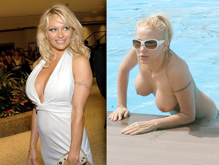 
    Avem şi noi staruri celebre, dar "de România". Pamela Anderson, la fel de sexy ca  acum 15 ani, când juca în Baywatch. Simona Traşcă, sau Pamela, e o adevărată divă, mai ales când iese din apă  