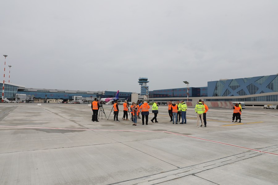 Aeroportul Otopeni: Noua platformă de parcare a avioanelor, finalizată