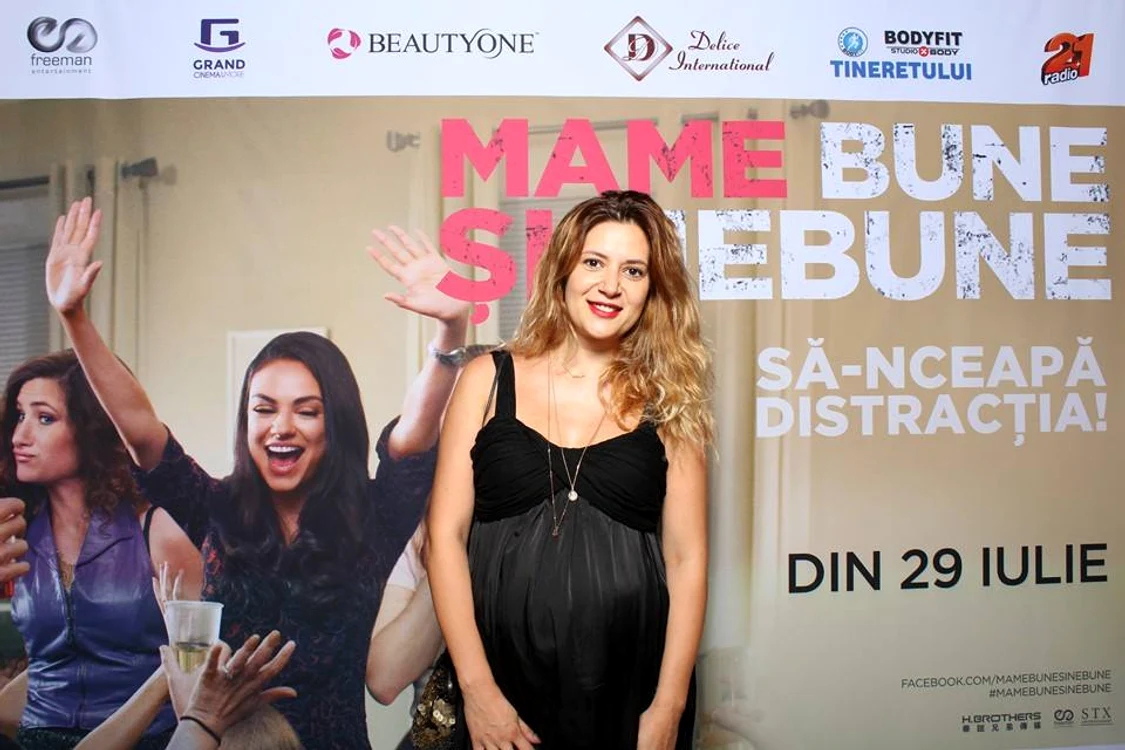Amalia Enache la avanpremiera filmului ”Mame bune, dar nebune”foto: arhivă personală