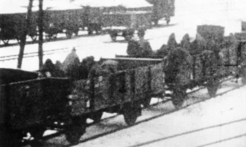 Marșurile morții din lagărele naziste: Auschwitz, Dachau, Jaworzno jpeg