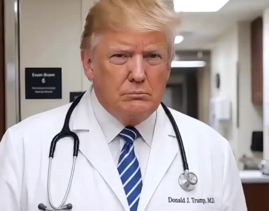 Trump doctor AI FOTO Captura Truth Social