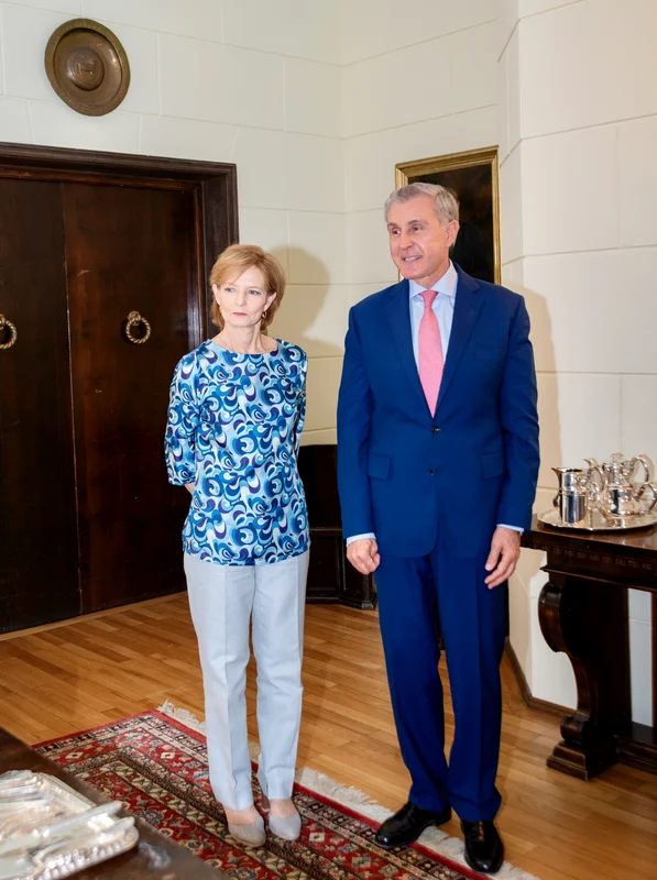 Majestatea Sa Margareta și Principele Radu la Palatul Elisabeta. FOTO: Alexandra Gogu, Casa Majestății Sale