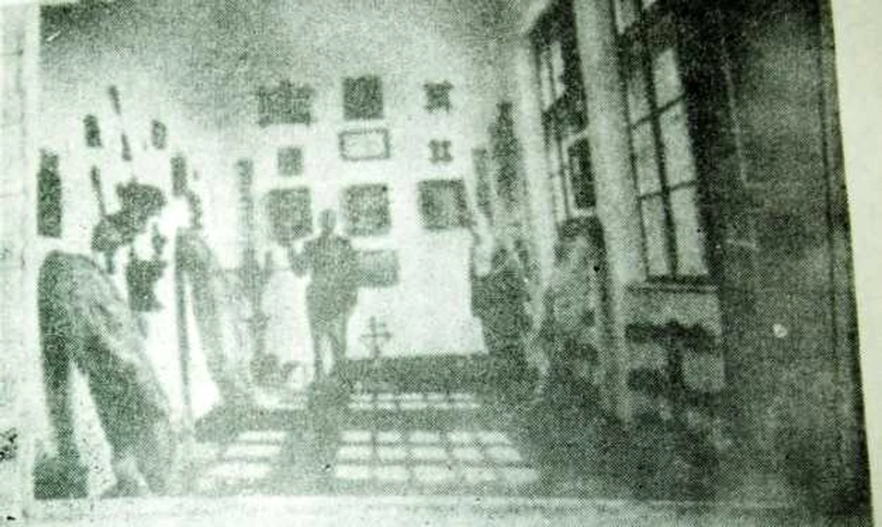 Muzeu al satului cu vestigii antice, în fostul sat Cinciș. Foto: Monografia din anii 50 a satului. 