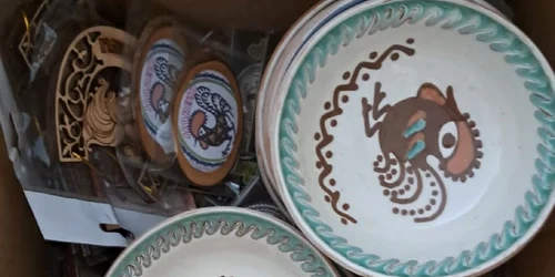 Ceramică UNESCO contrafăcută vândută ca piese originale de Horezu Foto IPJ Vâlcea jpeg