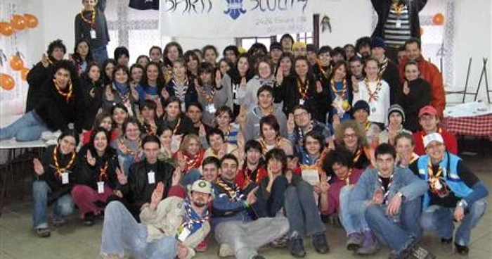O parte dintre cercetaşi participă an de an la eveniment 