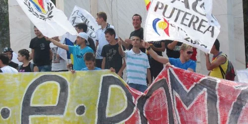 Mars pentru unirea Basarabiei cu Romania la Sibiu