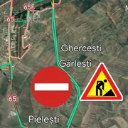 restricții de circulație de Drumul Expres Craiova Pitești Foto DRDP Craiova jpg