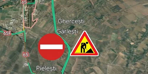 restricții de circulație de Drumul Expres Craiova Pitești Foto DRDP Craiova jpg