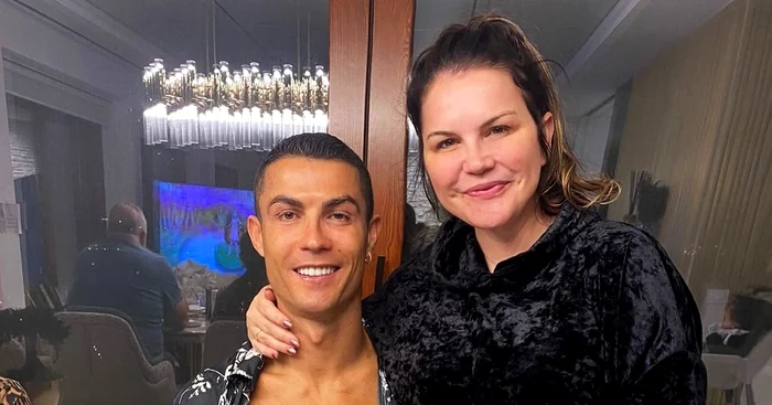 Cristiano Ronaldo și sora sa, Katia Aveiro. Foto Facebook
