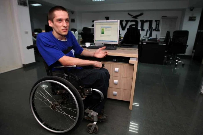 Bogdan Brumari a povestit în redacţia „Adevărul“ din Iaşi cum a ieşit învingător