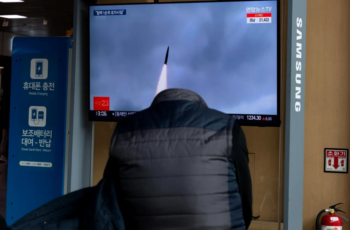 Racheta lansata de Coreea de Nord FOTO EPA-EFE