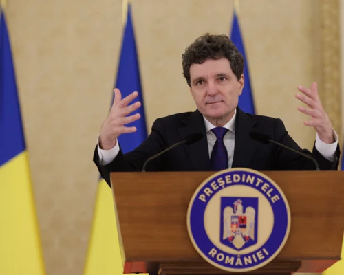 Nicușor Dan, conferință de presă la Palatul Cotroceni Inquam Photos / George Călin 
