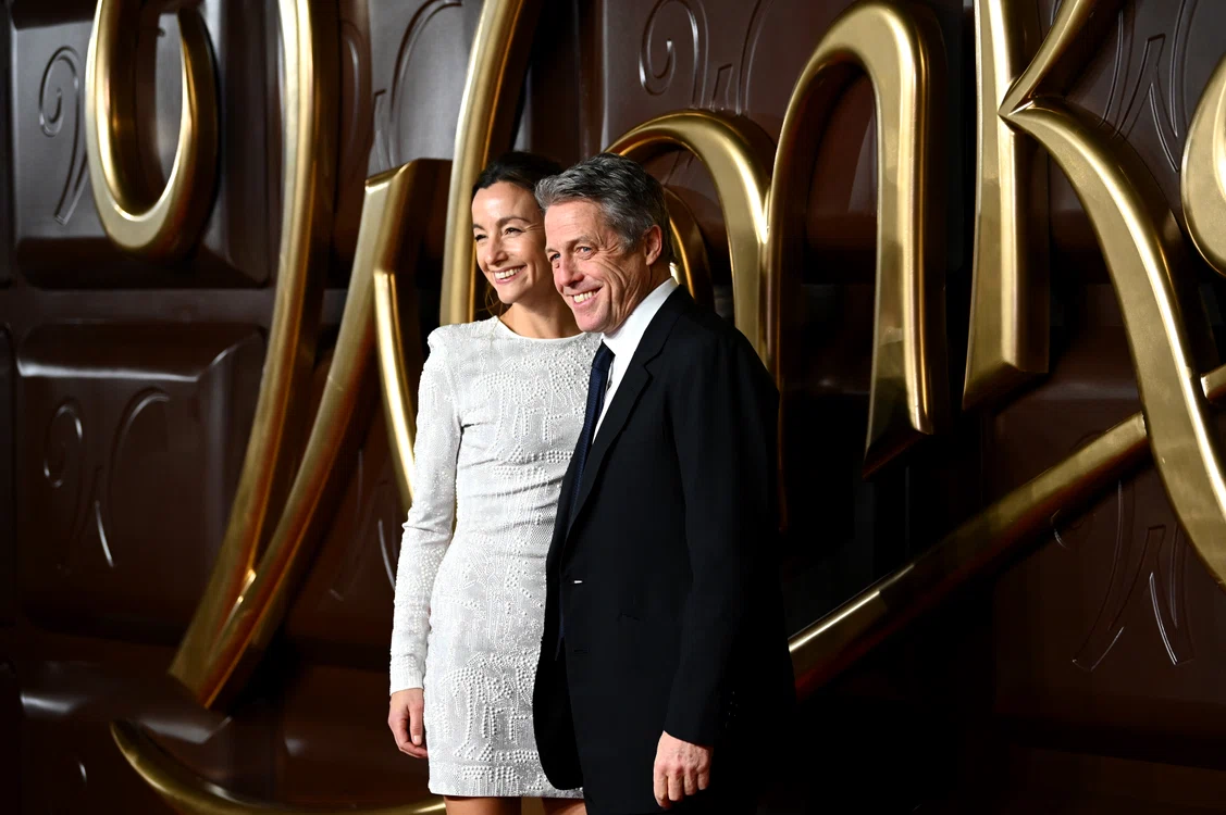 Hugh Grant și Anna Elisabet Eberstein, Getty jpg