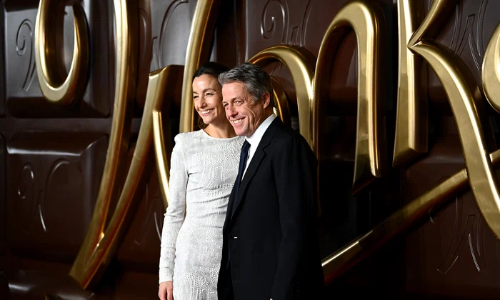Hugh Grant și Anna Elisabet Eberstein, Getty jpg