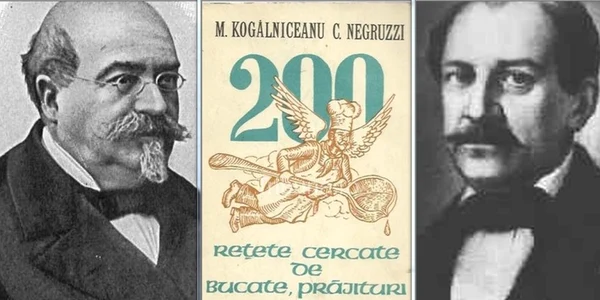 Cartea de bucate şi cei doi autori ai ei FOTO Arhiva Bibliotecii Naţionale