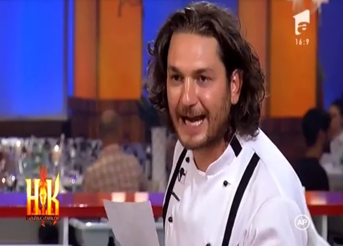 Florin Dumitrescu în bucătăria Hell`s Kitchen