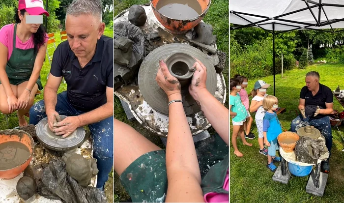 Festivalul licuricilor din Costesti Vâlcea și ceramica de Hurez Foto Colaj
