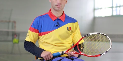 Ciprian Anton - campionul la tenis în scaun cu rotile Foto Arhivă personală