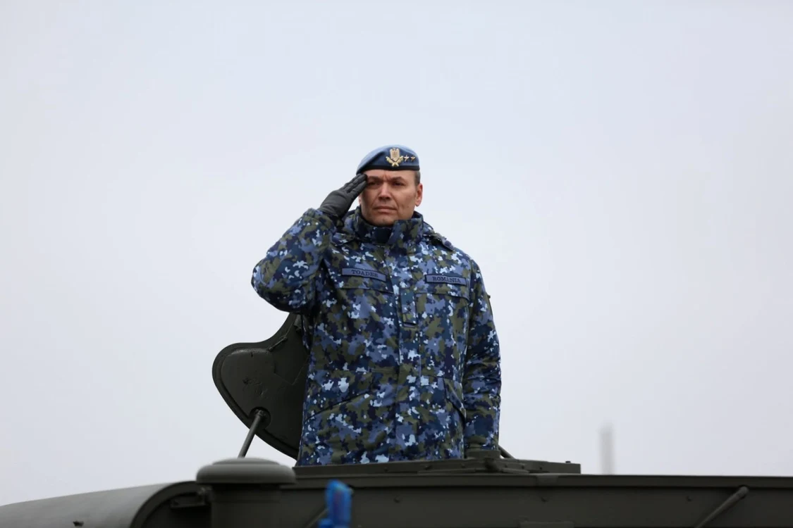 Generalul-maior Vasile Toader, care a comandat Parada de 1 Decembrie este un veteral al războiului din Afganistan  FOTO MApN