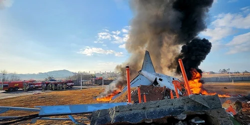 Accident avion Coreea de Sud/ FOTO:X/Nexta