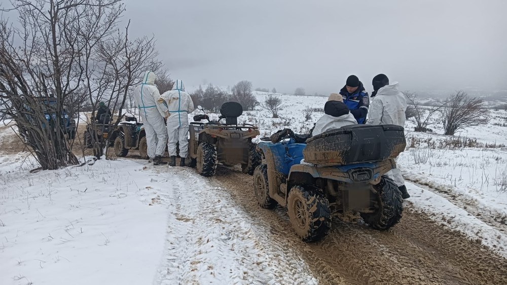 Amatori de adrenalină, sancţionaţi de jandarmi. Amenzi de 10.000 de lei pentru 10 piloți de ATV-uri prinşi în pădurile din Zărneşti
