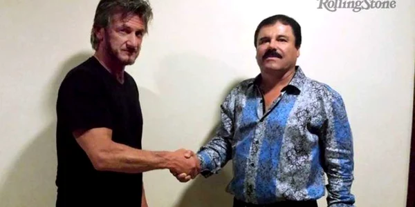 Intalnire in octombrie 2015 intre El Chapo si Sean Penn FOTO Twitter Rolling Stone