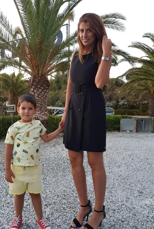 Alina Radi şi băieţelul ei, Dario