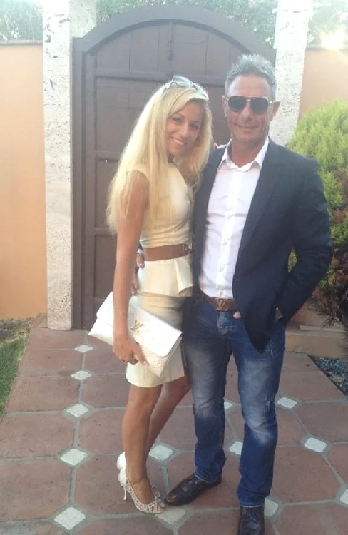 Mayka, alături de fostul ei iubit, Andrew Bush