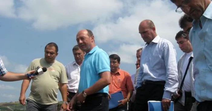 Traian Băsescu a mai inspectat lucrările în august și în septembrie