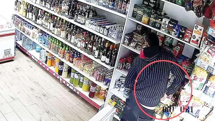 Hoțul este recidivist FOTO curier.ro