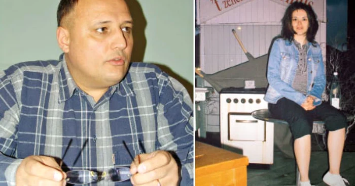 Marian Mihalache (stânga) nu a mai suportat distanţa de iubita sa, Loredana Pricăjan (dreapta)