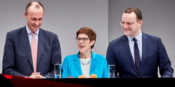 Merz Kramp Karrenbauer Spahn EPA EFE