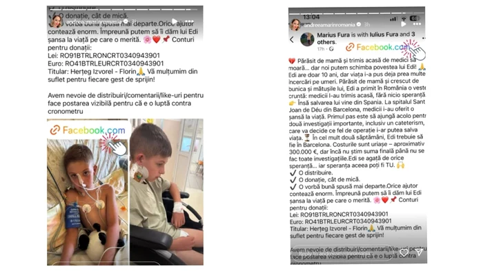 Postarea Andreei Marin - Foto: captură Instagram