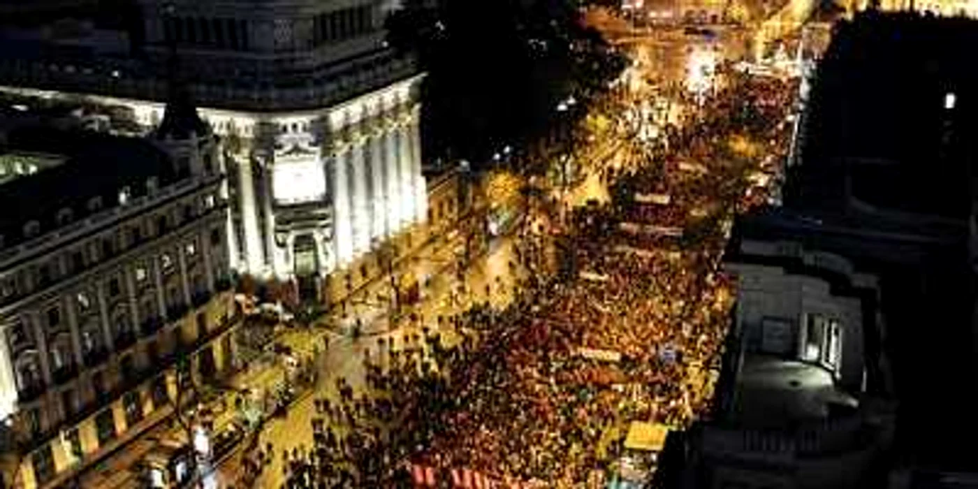 La manifestaţie au participat peste 60.000 de persoane