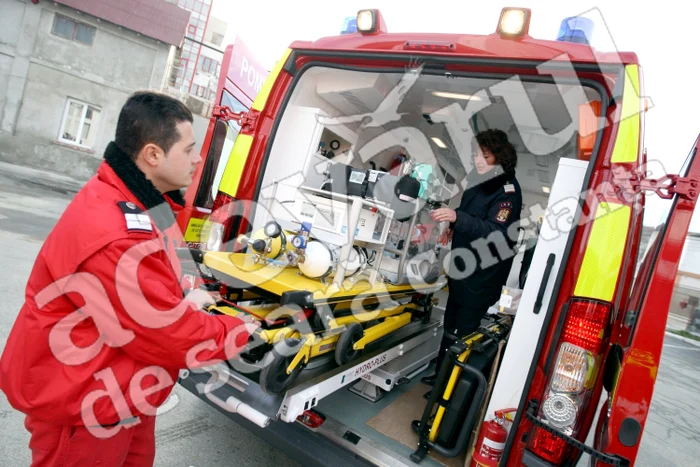 Arestatul a fost dus la spital pentru îngrijiri