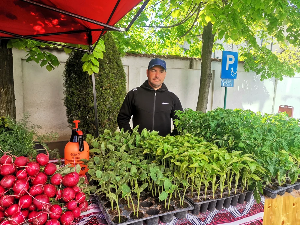 Fermierul oltean vinde produsele mai mult în Ardeal FOTo: Alina Mitran