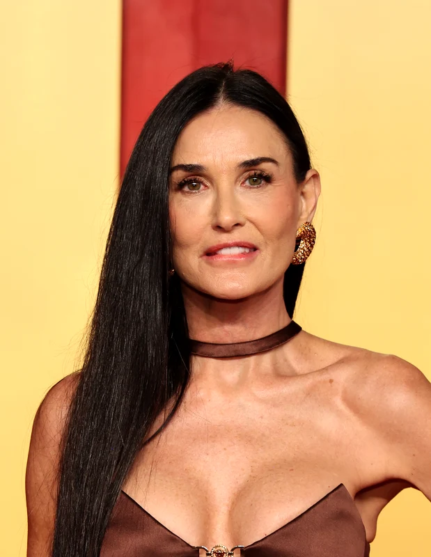 Demi Moore, la petrecerea Oscarurilor, Getty Images 