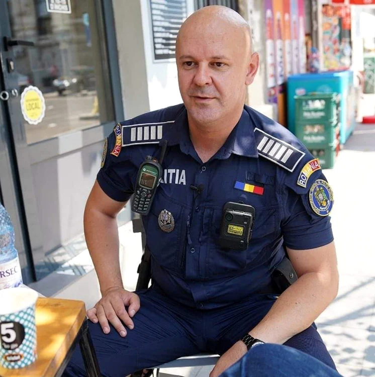 Viorel Teacă popularul polițist din Sibiu care și-a dat demisia Foto Arhiva personală