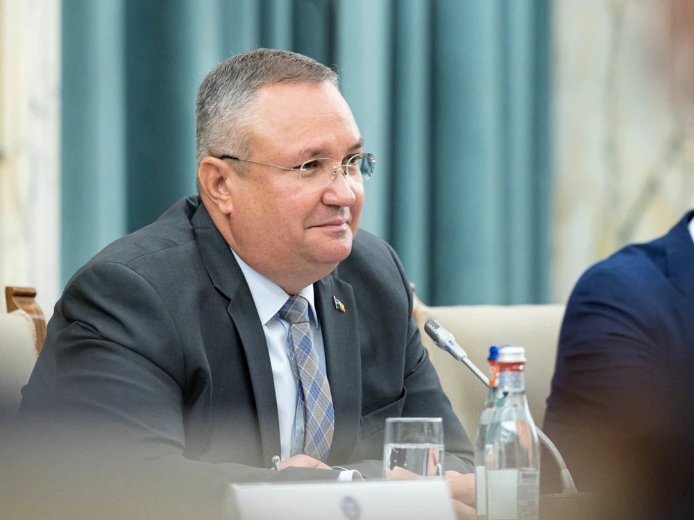 Nicolae Ciuca la intalnirea cu Comitetul Economiei Germane FOTO Guvernul Romaniei