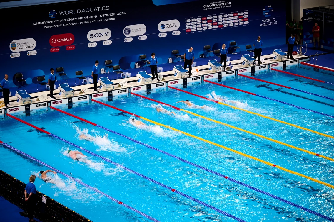 Campionatul Mondial de înot pentru juniori de la Otopeni. FOTO: FRNPM 